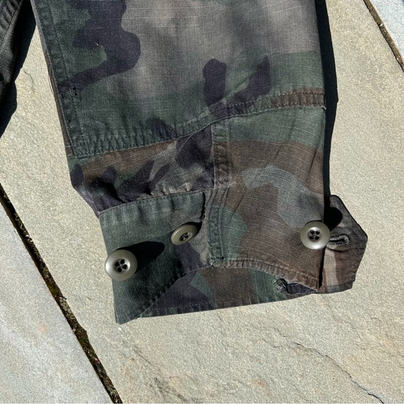 Overyed Camo Y2K Ripstop Military Cargo Shirt Jacket - Picture 11 of 11
